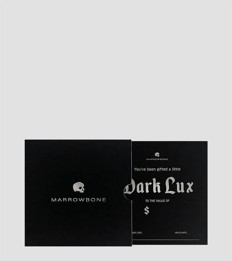 Marrowbone Black and Silver Gift Card